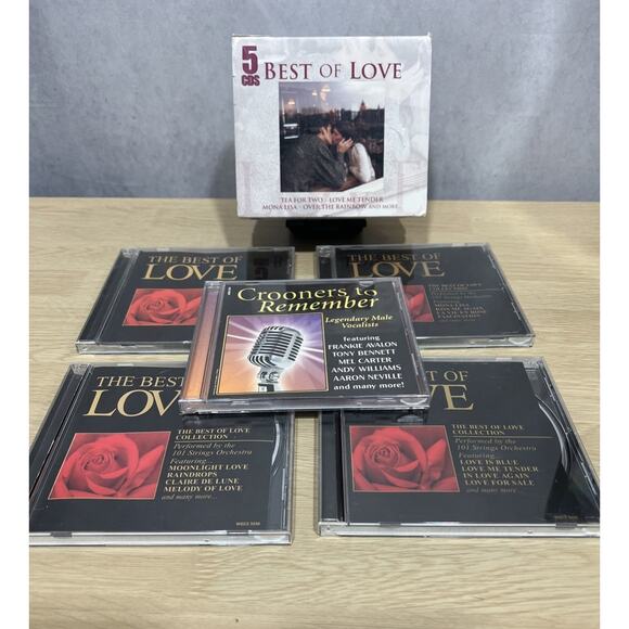 THE BEST OF LOVE 5 CD SET VOL 1-4 & LEGENDARY MALE VOCALISTS - Picture 2 of 3